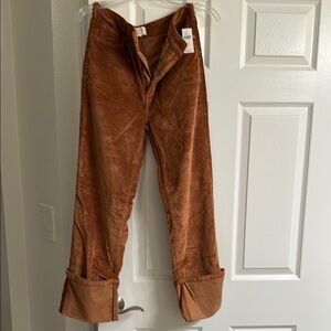 NWT Anthropologie Brown cordoury Pants